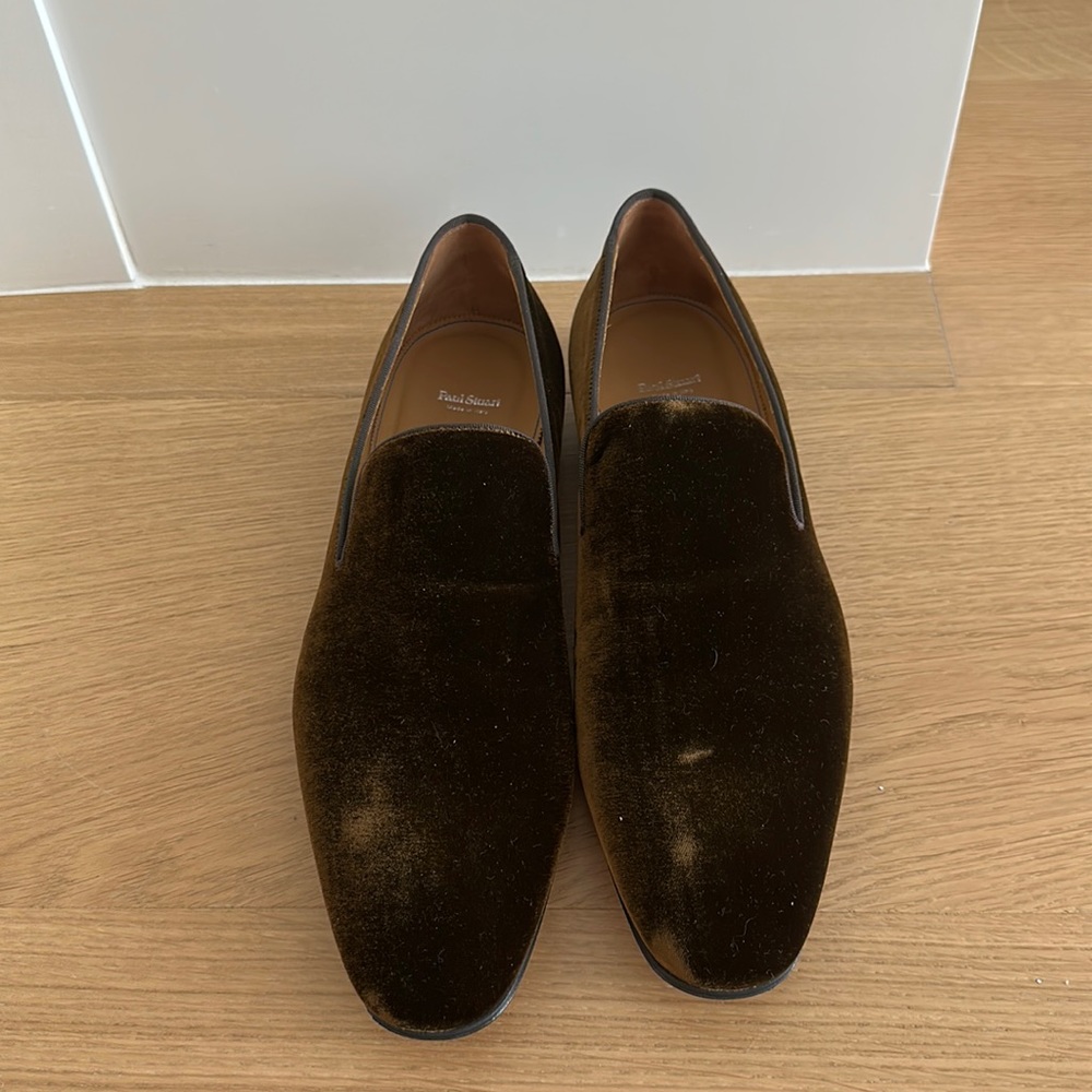 Paul Stuart velvet loafers